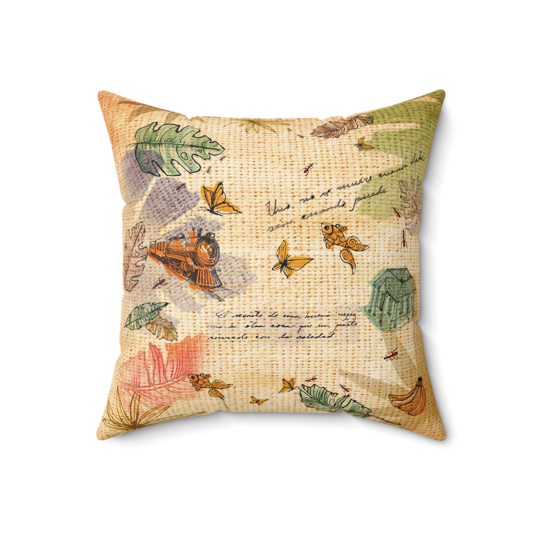 Macondo | Throw Pillow - Yellow