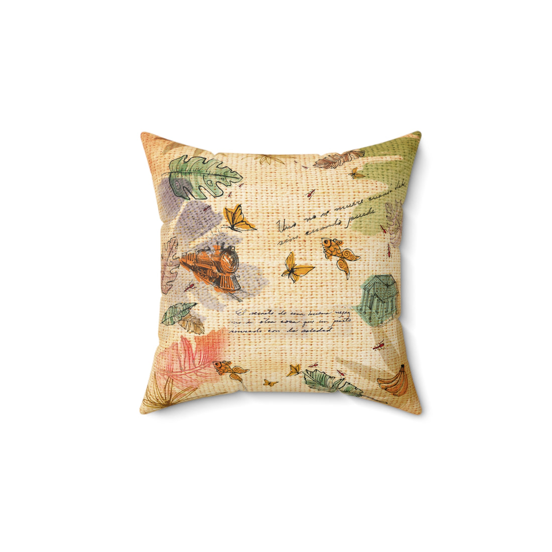 Macondo | Throw Pillow - Yellow
