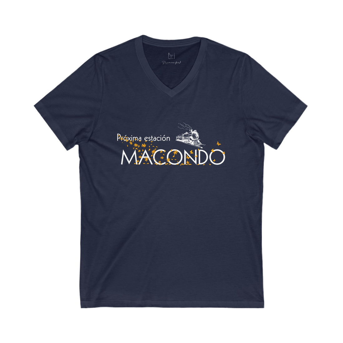 Macondo | Unisex V-Neck Tee - Spanish