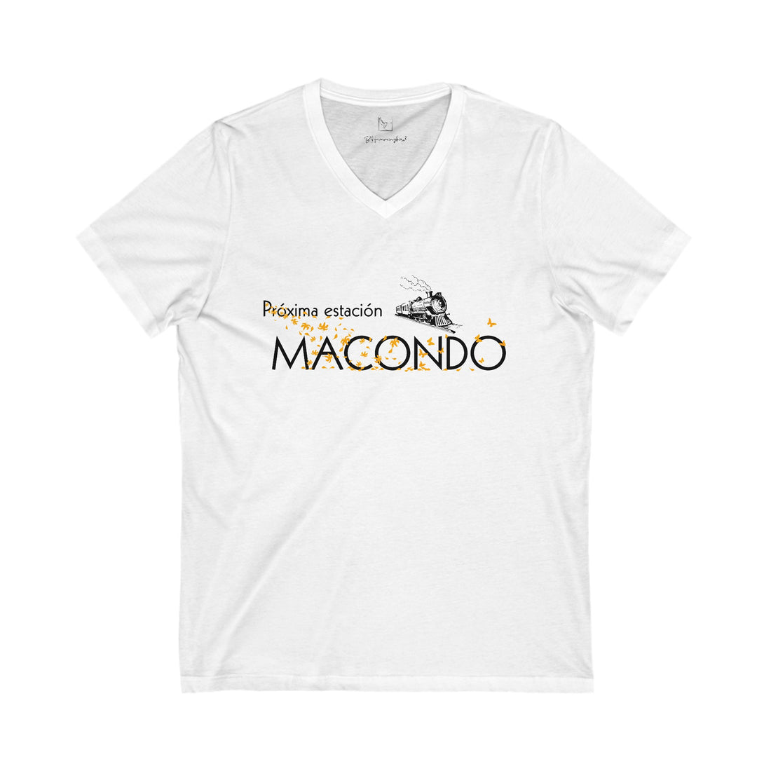 Macondo | Unisex V-Neck Tee - Spanish