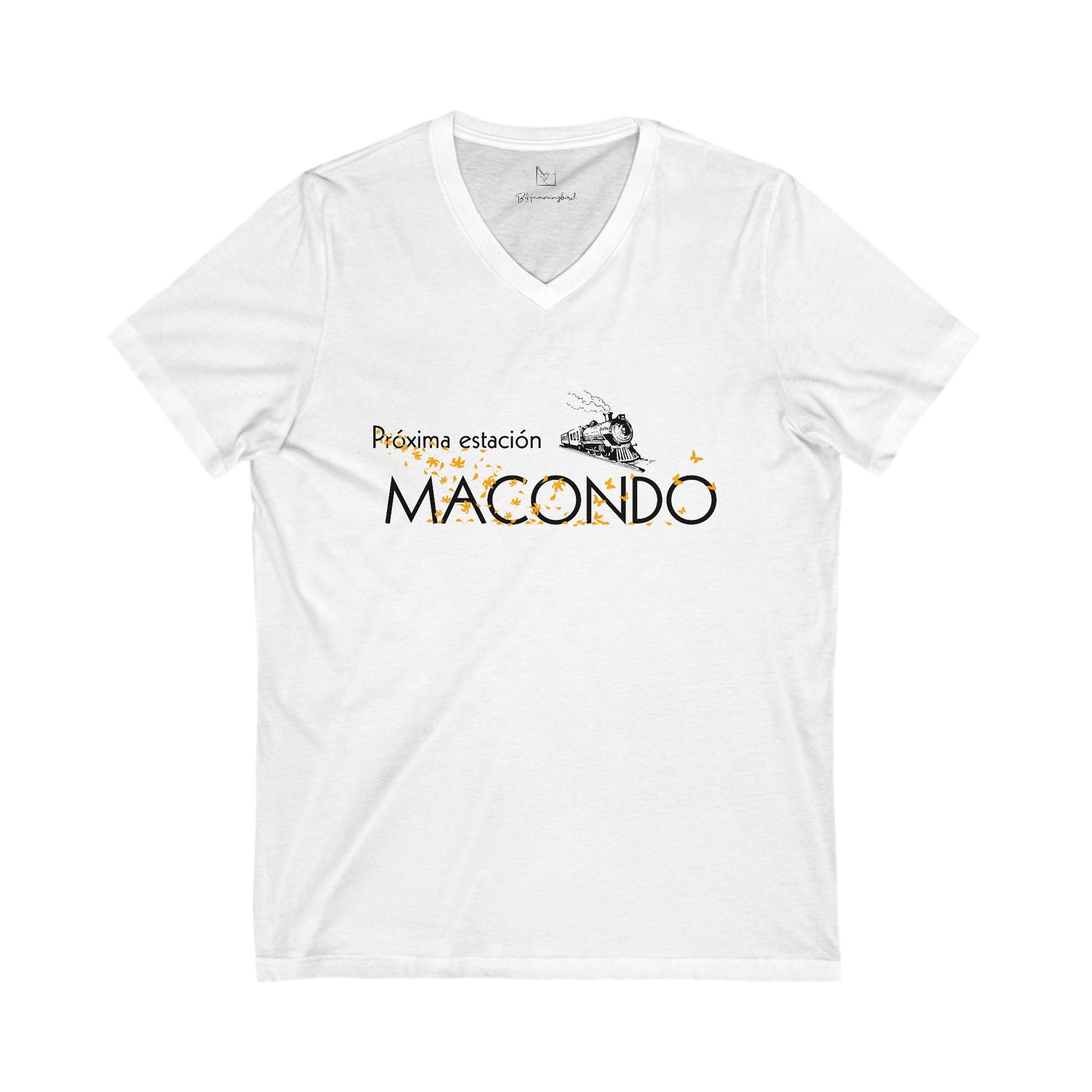 Macondo | Unisex V-Neck Tee - Spanish